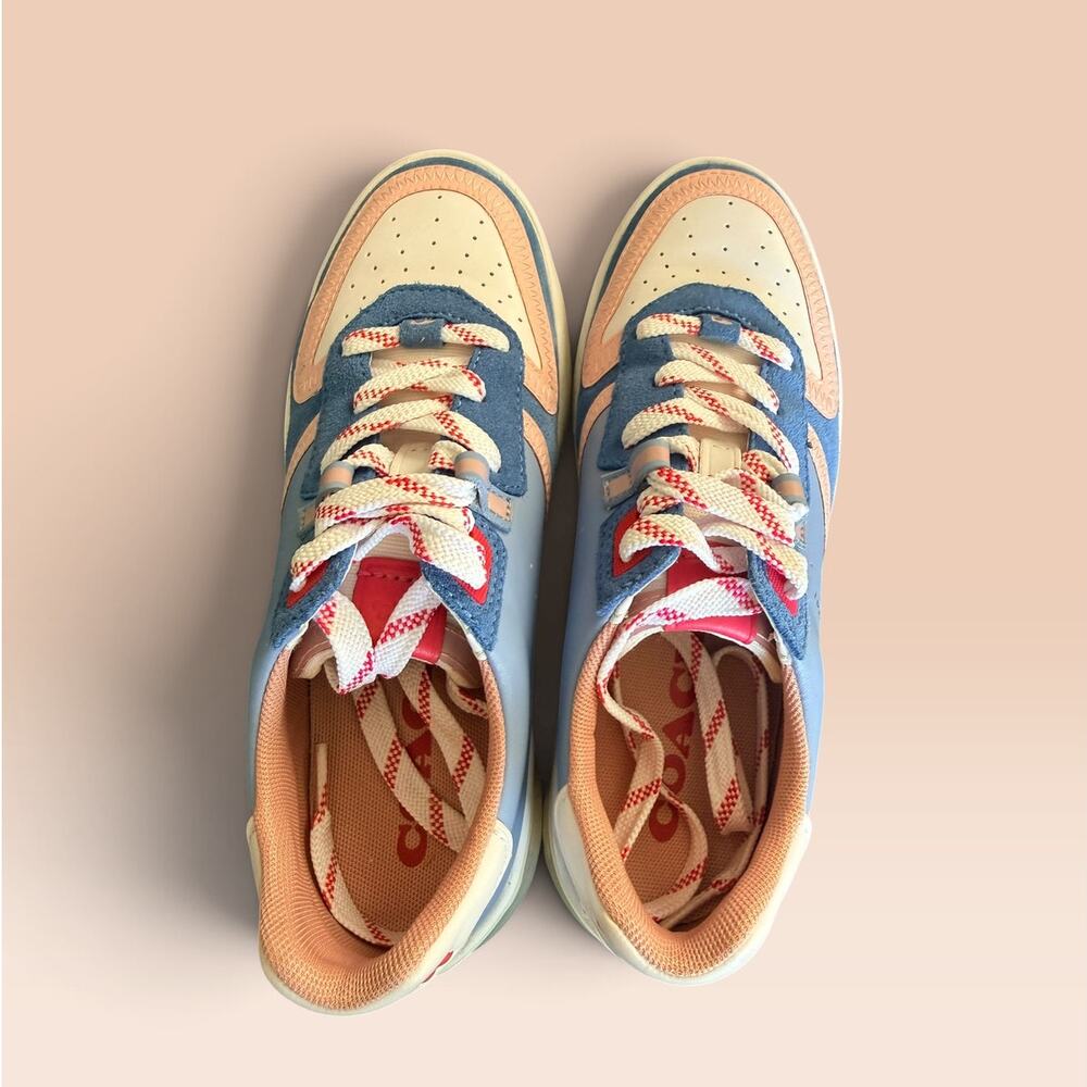 Coach - Citysole Court Periwinkle Low Top Sneakers 6.5 Style Code: G5509 - Picture 6 of 9